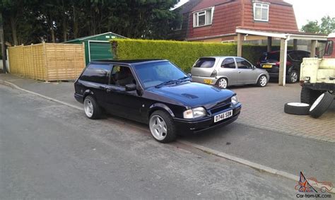 Rare 1987 Ford Escort 175bhp Combi Van Rs Turbo Recent Restoration