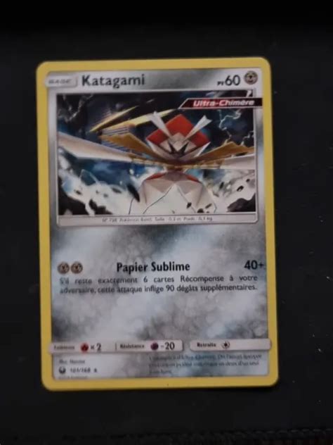 CARTE POKÉMON Katagami 101 168 Soleil et lune Tempête Céleste