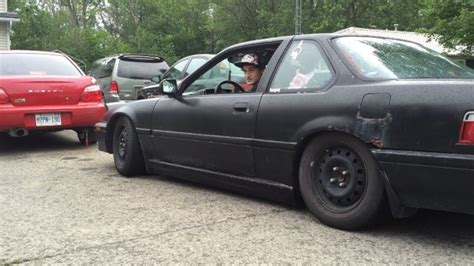 Slammed Honda Prelude Fits Under Tollbooth Youtube