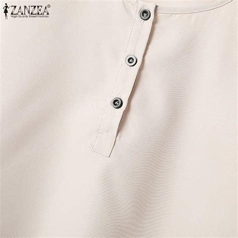 Купить ZANZEA Женская блузка и широкие брюки повседневный брючный ...