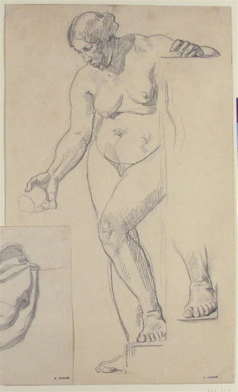 Henri Lehmann Standing Nude Female Figure The Metropolitan Museum Of Art