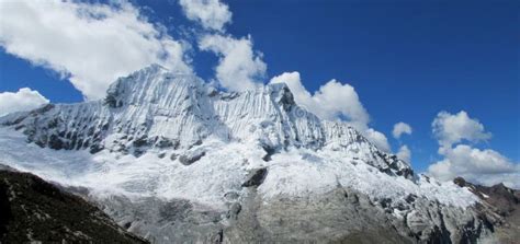 Huascaran Mountains Near Lake Laguna 69 Stock Photo - Image of hike ...