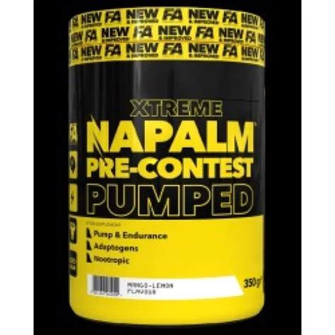 Xtreme Napalm Pre Contest Pumped Fa Nutrition Protein Bg