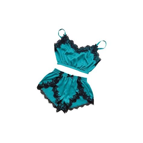 EODJXIO Pigiami Corti Donna Raso Mutande Assorbenti Post Parto Taglia XL Top Bikini Nero