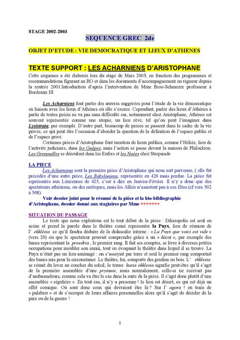 Tha C A Tre Complet Tome 1 Les Acharniens Les Cav 6