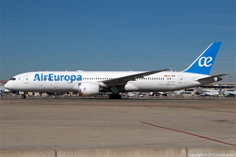 Air Europa Boeing 787 9 Dreamliner EC NBM Photo 376037 NetAirspace