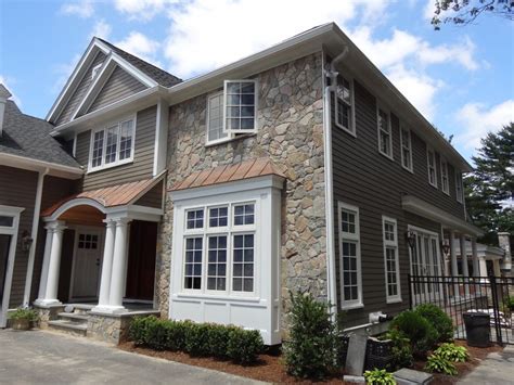 Natural Stone Facade For House Exterior
