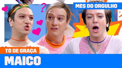 Maico na parada GAY um seio só e mais Mês Do Orgulho Tô De Graça Humor Multishow