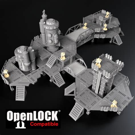 3d Printable Openlock Modular System For Necromunda By Kino Prados Cordon