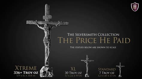 The Price He Paid Jesus On The Cross Statue Youtube