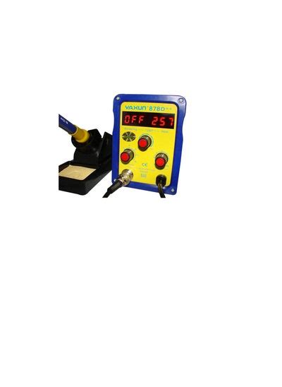 YAXUN YX 878D 2 In 1 SMD Hot Air And Soldering Station 220V 110V BGA Rework Station Digital