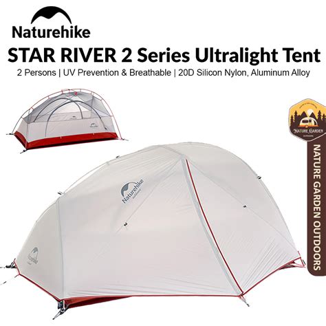Naturehike STAR River 2 Series Ultralight 2 Person Upgraded Waterproof ...