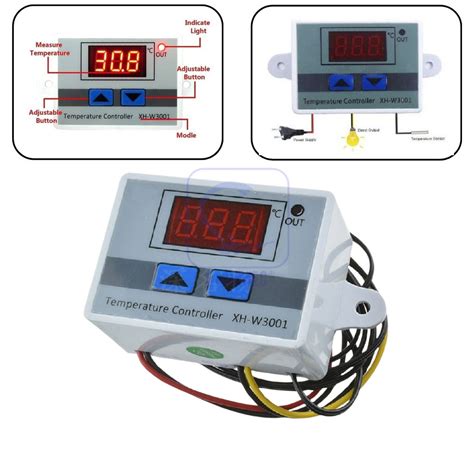 Jual Thermostat Termostat Digital Xh W Mesin Tetas Telur Otomatis