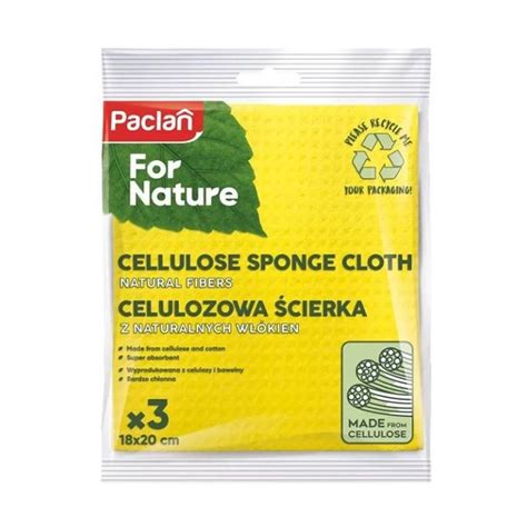 Целлюлозная тряпка Paclan PFN, 18*20 см, 3 шт - купить на EVA.UA ...