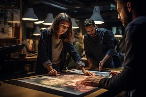 Premium Photo Uiux Designer Conducting A Design Critics Generative Ai
