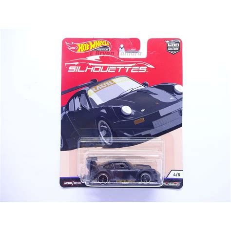 Hot Wheels Premium Silhouettes Rwb Porsche Hitam Shopee Indonesia