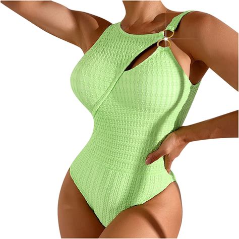 Ersazi Bikini Sets For Women Women S Solid Color Conservative Swimsuit