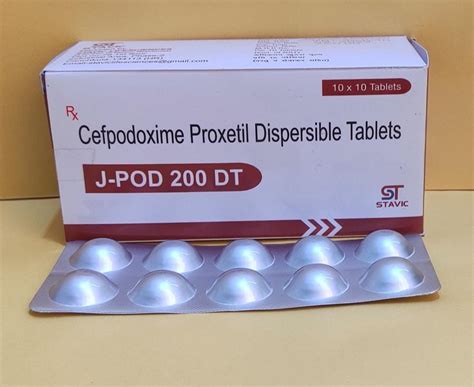 Cefoprox Cefpodoxime Proxetil Dispersible Tablets 200mg At Rs 2500 Box