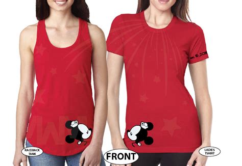 LGBT Lesbian Shes My Queen Im Her Queen Kissing Minnie Mouse Wedding Date On Sleeve Married