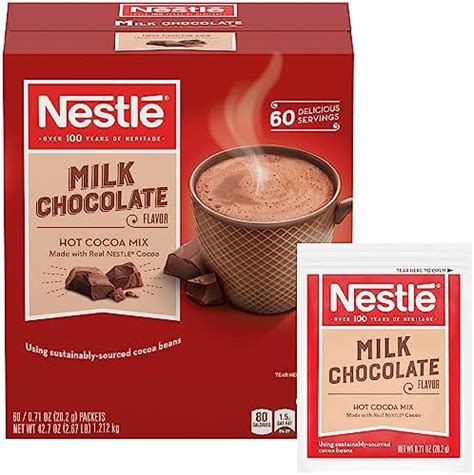 Amazon NESTLE Classic Rich Milk Chocolate Hot Cocoa Mix Oz Canister Hot Chocolate