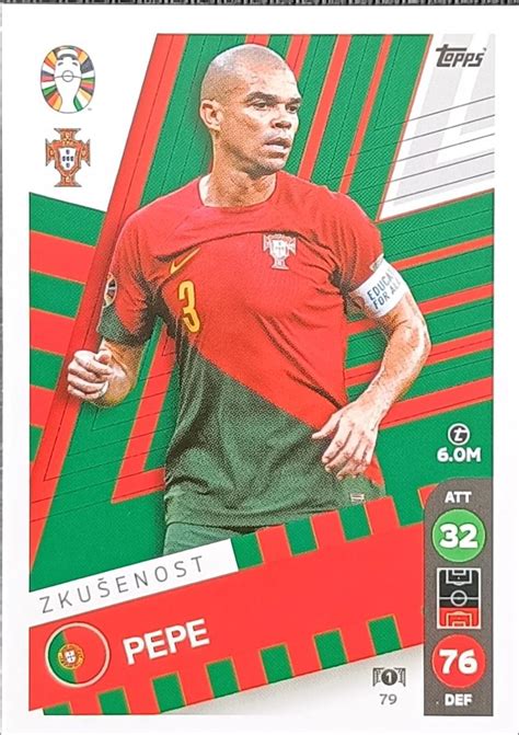 Lidl Match Attax 79 Pepe Euro 2024 Aukro