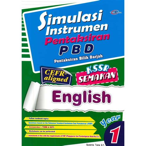 Simulasi Instrumen Pentaksiran Pbd English Year 1 Kssr Cefr Aligned