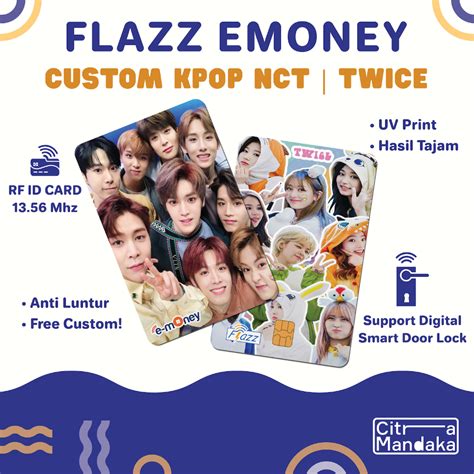 Jual Cetak Kartu E Toll Mandiri BCA NCT Custom E Money Custom