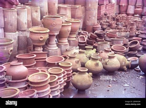 Pottery Of Different Types And Shapes India Stock Photo Alamy