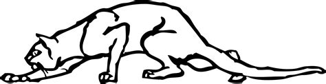 Clipart Creeping Cat