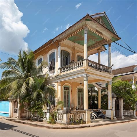 Premium Photo | Exploring French Colonial Architecture in Kampot Cambodia