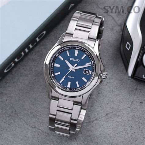 Seiko 남성시계 세이코 남성용 솔라 오션블루 메탈 시계 Sbpn071 원래 명품은 필웨이feelway