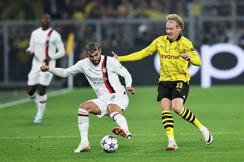 Borussia Dortmund Milan Le Immagini Del Match