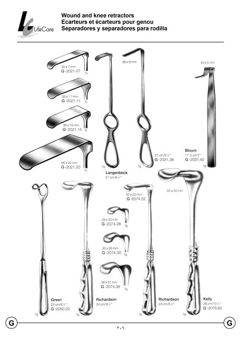 Lifecare Knee Retractors