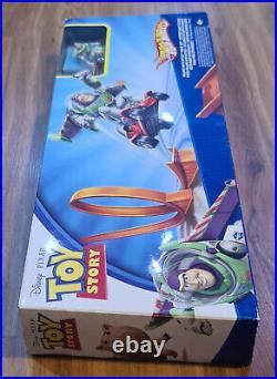 Car Track Set Disney Pixar Mattel Hot Wheels Toy Story Falling With Style Track Set New
