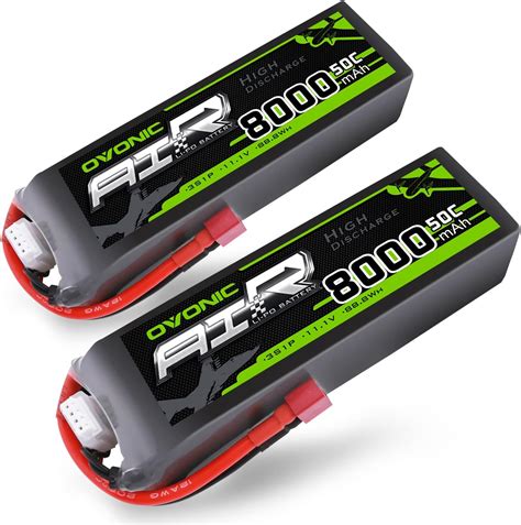 OVONIC 2s Lipo Akku 7 4V 6200mAh 50C Mit T Stecker Hardcase Lipo