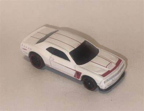 Hot Wheels Loose Dodge Challenger Srt White Version Ebay