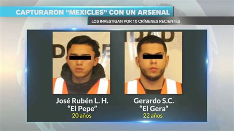 Caen Dos Mexicles Con Un Arsenal YouTube