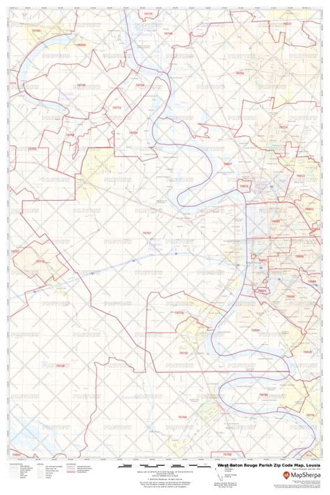 West Baton Rouge Parish Zip Code Map Louisiana