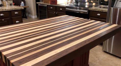 How To Make A Custom Butcher Block Countertop From Scratch