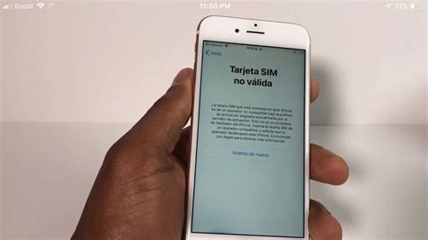 Por qué no me agarra el chip en mi iPhone