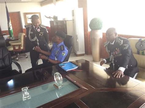 President Buhari Decorates New Igp Adamu Mohammed Photos