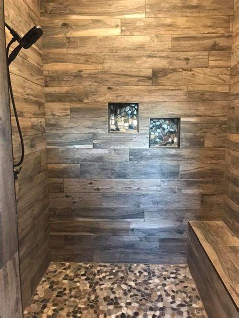 Rustic Bathroom Shower Design