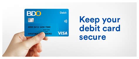 Bdo Antiscam Debit Card Security Bdo Unibank Inc