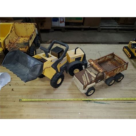 Tonka Dump Truck And Front End Loader