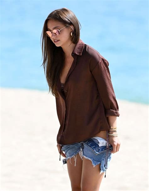 Amber Wise In A Brown Bikini In Portugal Celebmafia