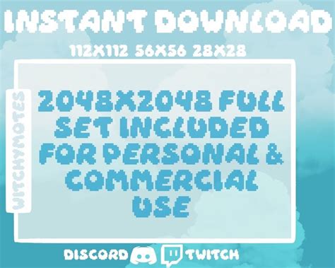 Twitch Discord Emotes 26 Pack Cute Blonde Hair Emoji For Streamers Stickers Logo Branding With