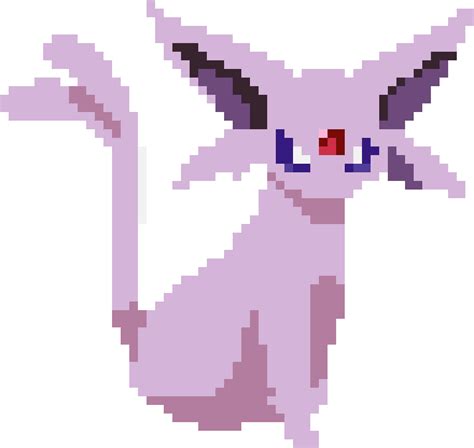 Espeon Espeon Pixel Art  Free Transparent Png Download 57 Off