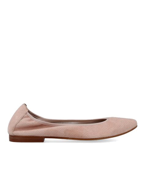 Bryan Indiana Women S Nude Leather Ballerinas