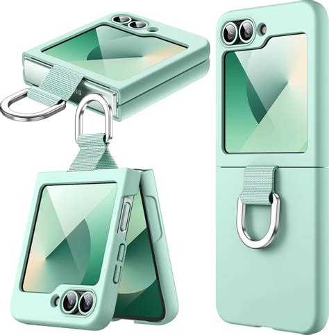 JETech Case for Galaxy Z Flip 7 FE 2025 / Z Flip 6 2024 with Ring, Hard