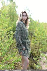 Sexy Blonde Girl Stripping Totally Naked Outdoors By Domai Photos